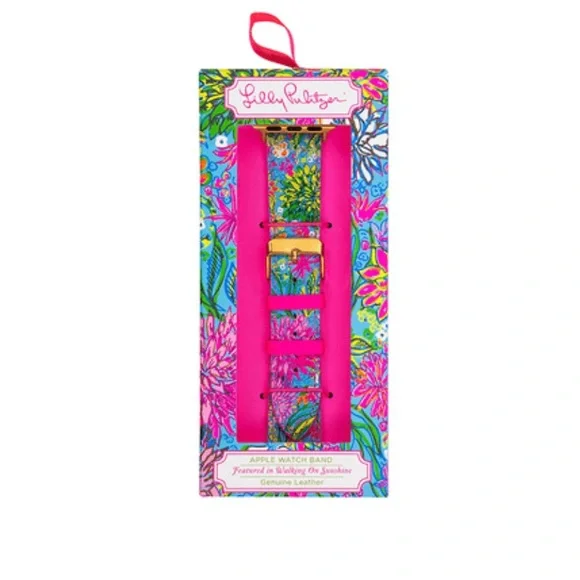 NWT Lilly Pulitzer Apple Watch Band in Walking on Sunshine - Picture 3 of 7